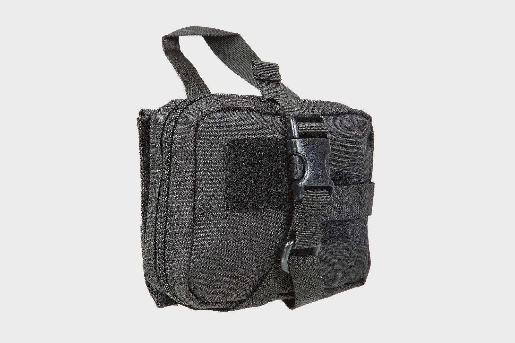 Small MOLLE Rip-Away Medical Pouch - Black