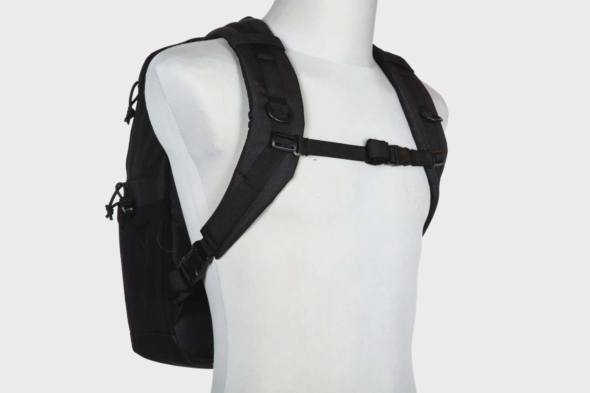 Lightweight Laser-Cut Tactical Backpack - Black