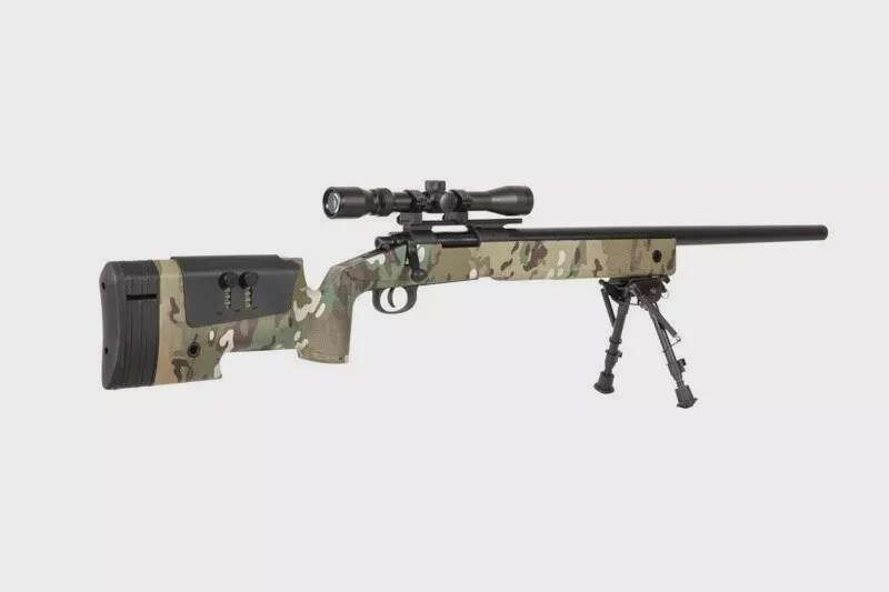 SA-S02 CORE™ High Velocity Sniper Rifle Replica with Scope and Bipod - MC