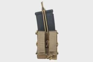 Pojedyncza ładownica typu Open Specna Arms Tactical na magazynki karabinowe Tan
