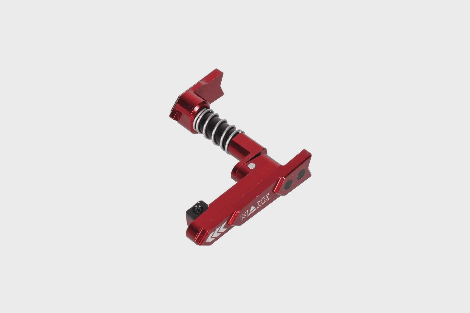 CNC M4/M16 magazine release on both sides (A) - Red
