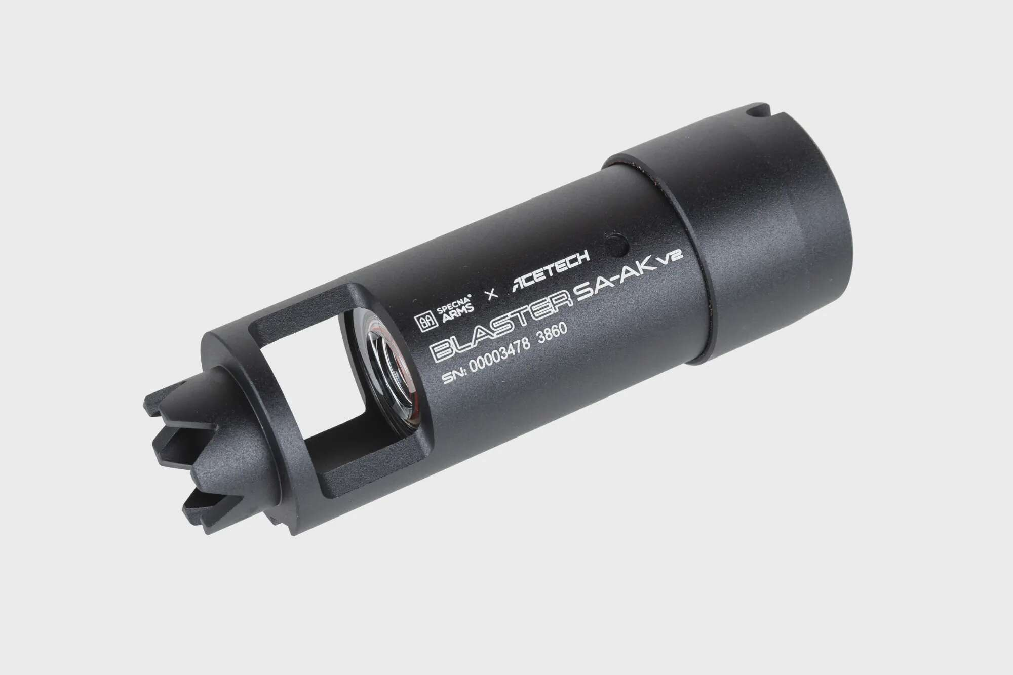 Tracer Specna Arms x AceTech Blaster SA-AK v2 suppressor Black