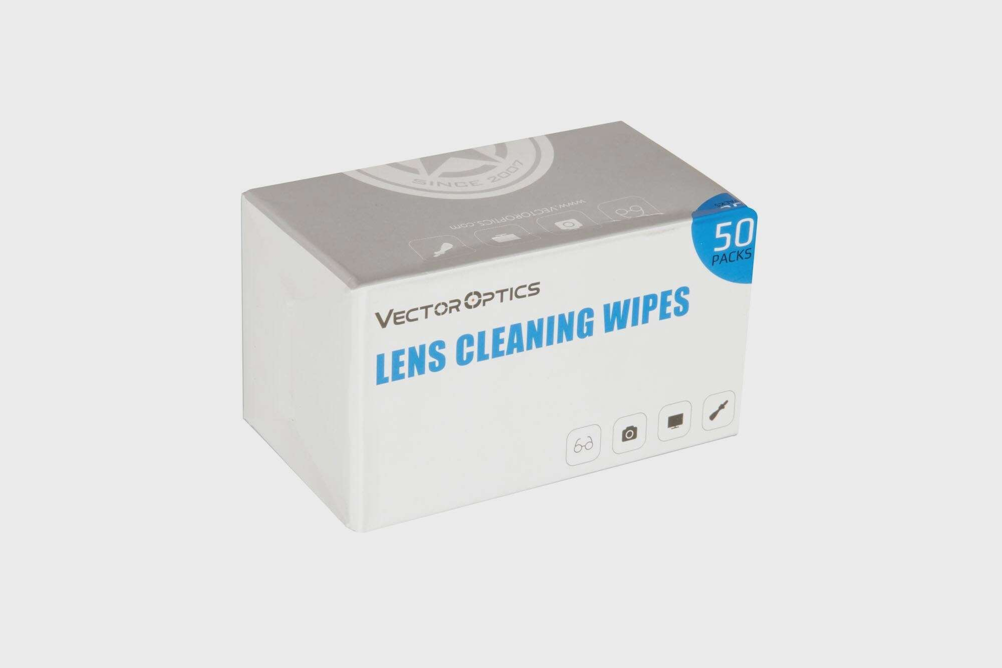 Optics Lens Cleaning Wipes (50 pcs)