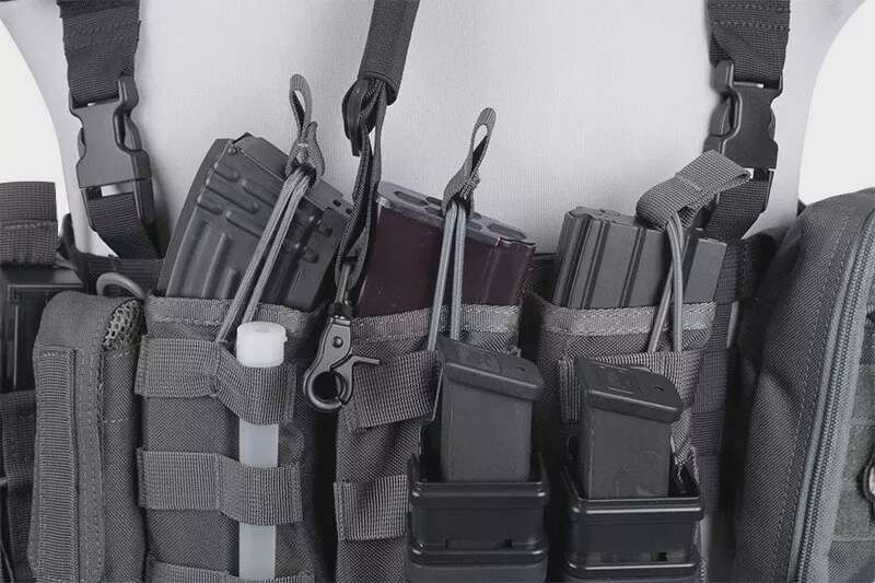 Double Open I Pouch for AK/M4/G36 Magazines - Olive Drab