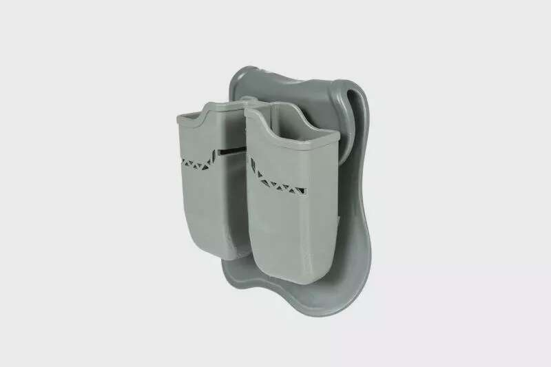 Glock double magazine pouch - grey