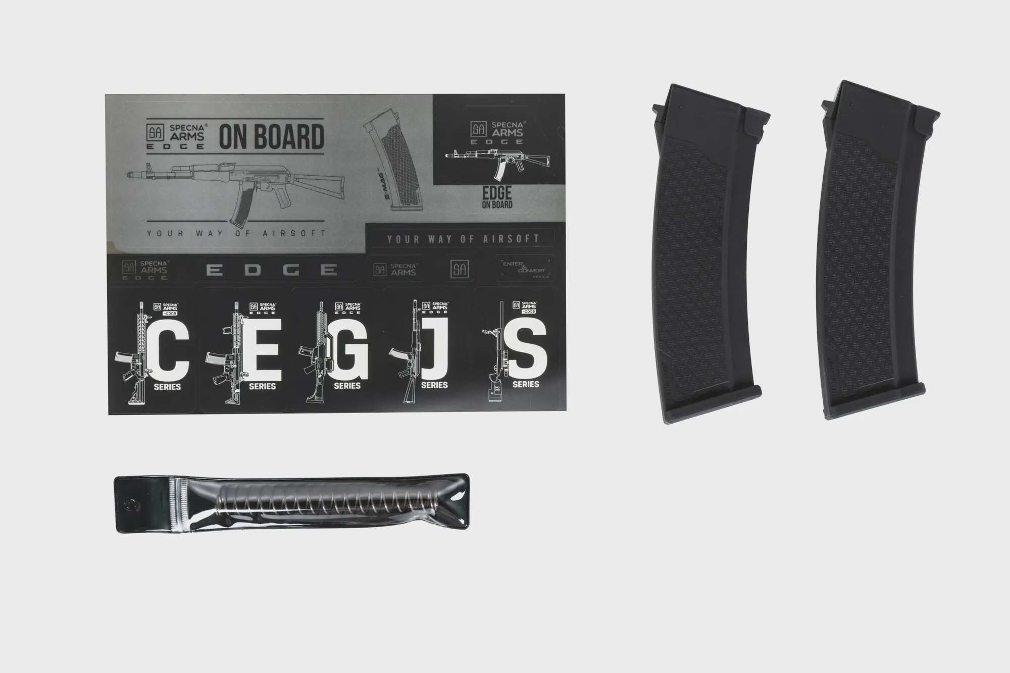 Specna Arms SA-J02 EDGE™ airsoft Carbine with Magnus TDC Single Fire Only chambering