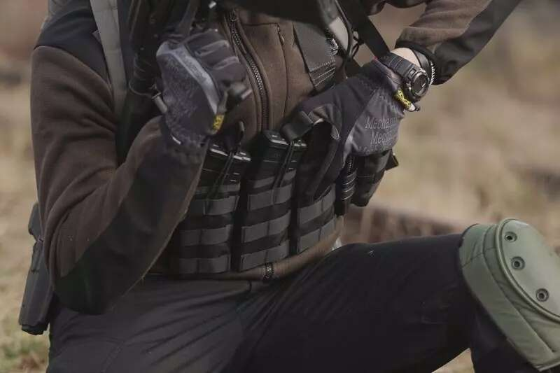 Dynamic Chest Rig Tactical Vest - Tan