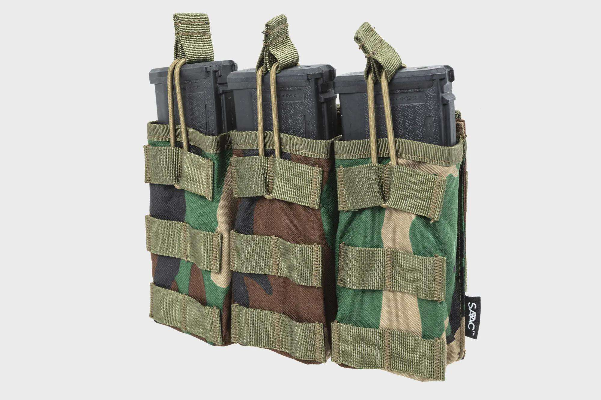 Triple open type loader for M4/M16 magazines Specna Arms Tactical Woodland