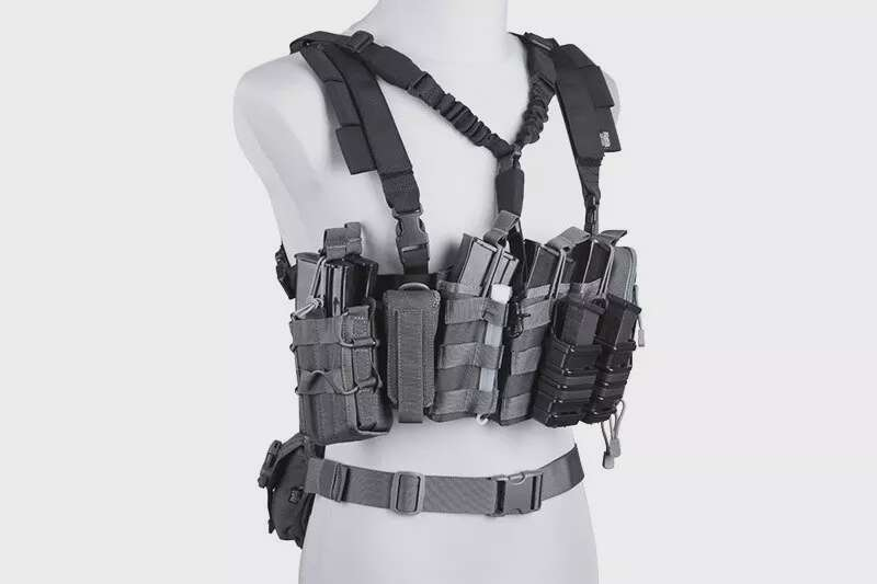 Double Open I Pouch for AK/M4/G36 Magazines - Olive Drab