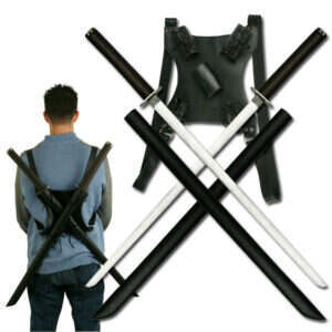 SW-896BK3 - Ninjasvärd 27" - set om 2 st