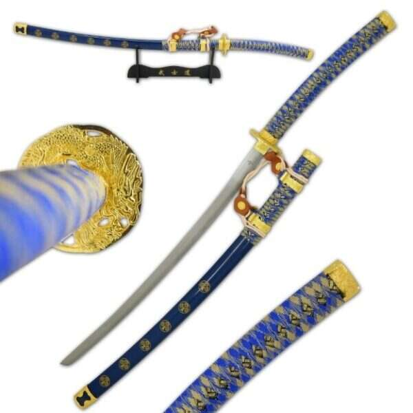 Snake Eye - Warrior Classic Samurai Reverse Jintachi Sword - SE-9040BL