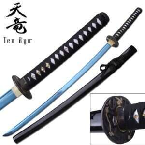 TEN RYU TR-031BL Handtillverkat Samurajsvärd