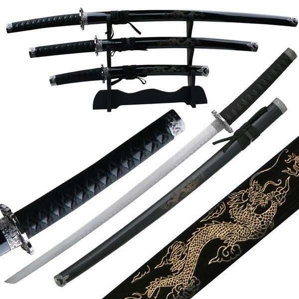 JL-021BDE4 - Samuraj svärd-set 40"