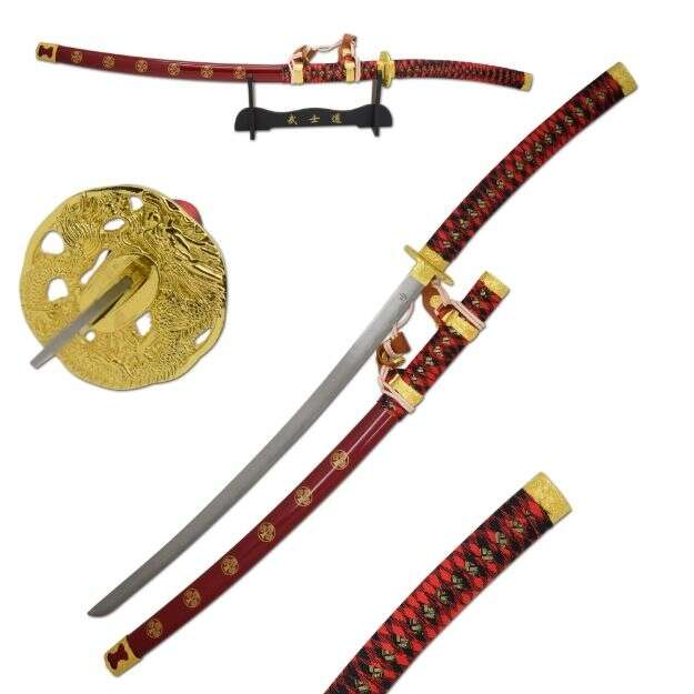 Snake Eye - Warrior Classic Samurai Reverse Jintachi Sword - SE-9040RD