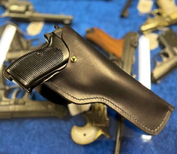 Handgjort Hölster Luger / 1911 - Tärnsjö läder