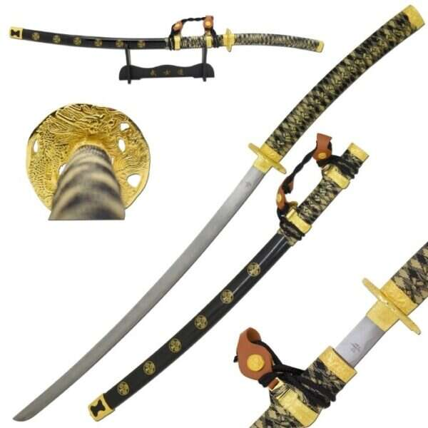 Snake Eye - Warrior Classic Samurai Reverse Jintachi Sword - SE-9040BK