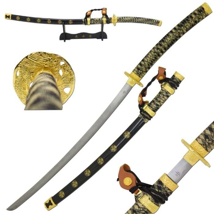 Snake Eye - Warrior Classic Samurai Reverse Jintachi Sword - SE-9040BK