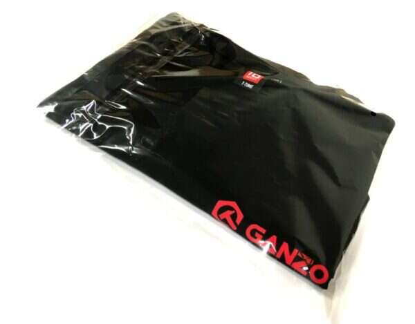 Official Ganzo T-shirt Black with red print - 5XL