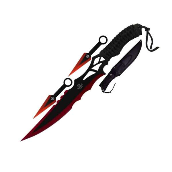 Snake Eye - Fantasy Sword with 2 Throwing Knives - SE-1717-3