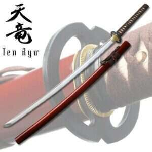 Ten Ryu TR-001RD Handsmidet samurai svärd 40" totalt