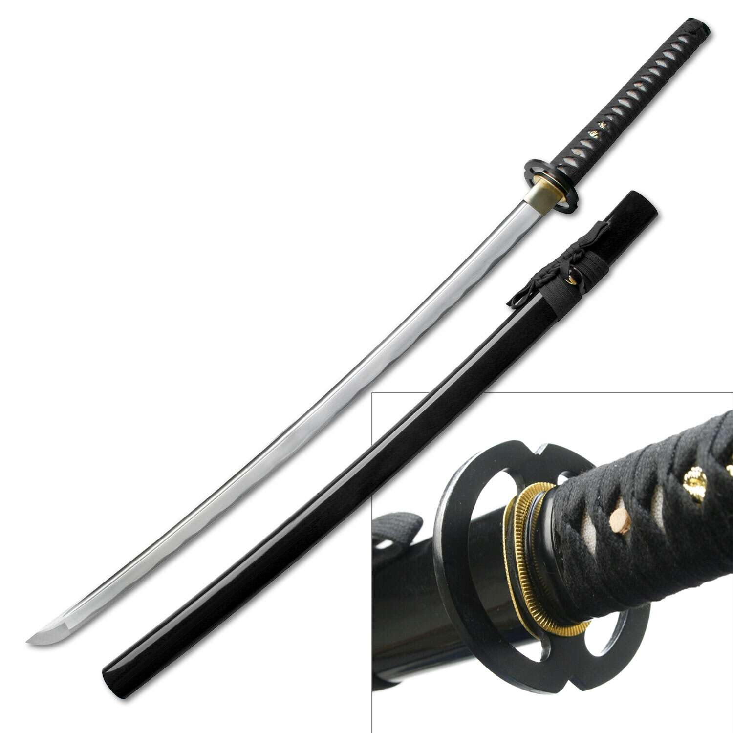 Ten Ryu TR-001BK Handsmidet samurai svärd 40" totalt