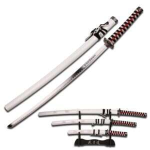 BladesUSA - 3 Piece Sword Set with Display Stand - SW-68LWH4