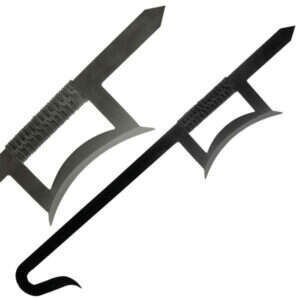Oriental Decoration Swords - C-616B HOOK SWORD 33.25" OVERALL, TWIN SWORD