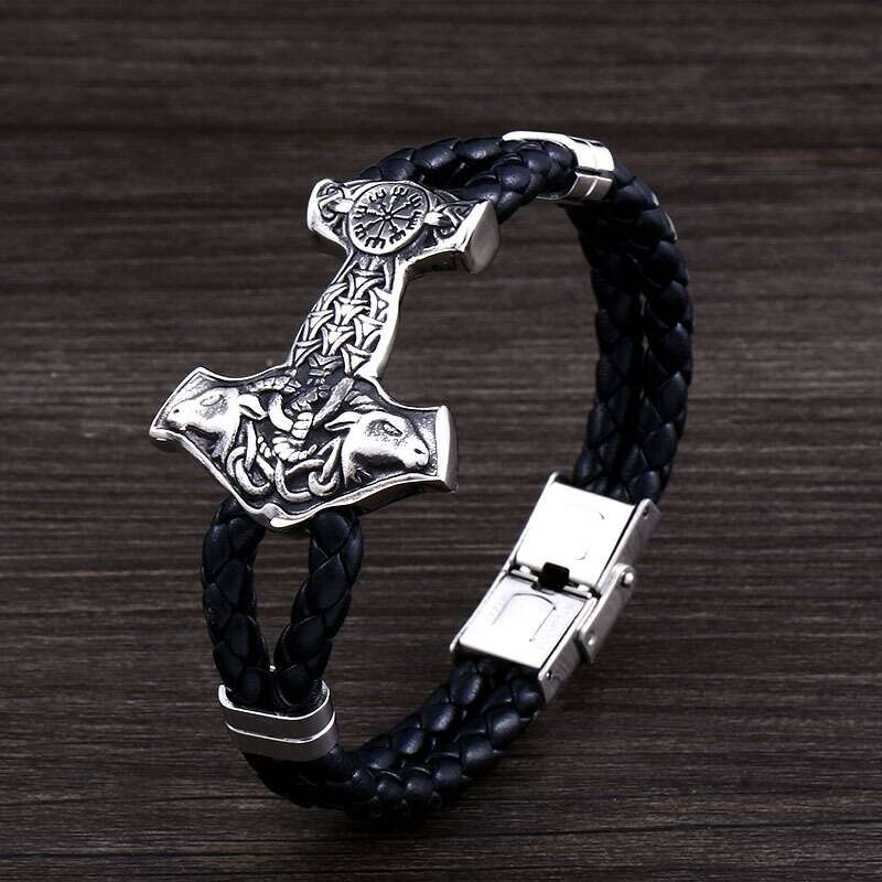 Armband - Nordisk mytologi - Tors hammare med bockar