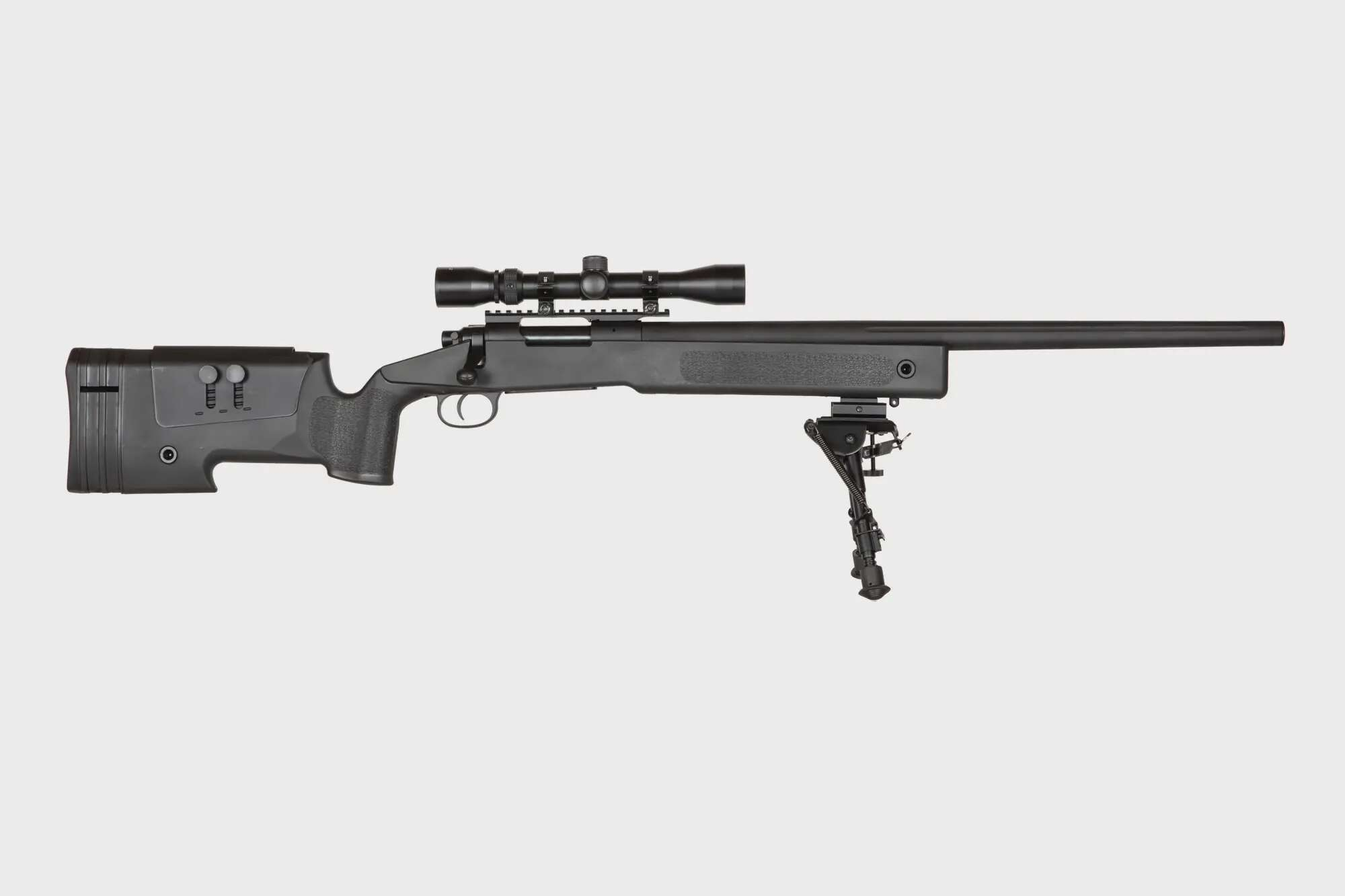 SA-S02 CORE™ High Velocity Sniper Rifle Replica with Scope and Bipod - Black