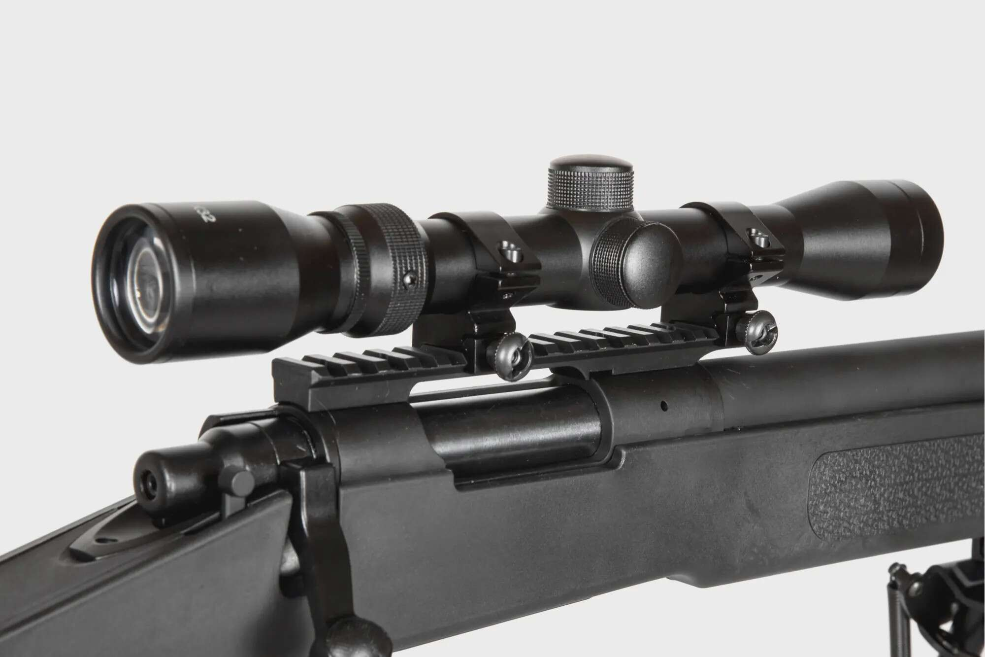 SA-S02 CORE™ High Velocity Sniper Rifle Replica with Scope and Bipod - Black