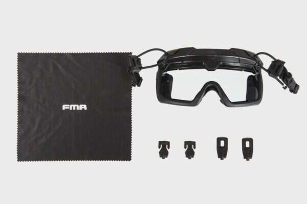Tactical Goggles for FMA Helmets - Black