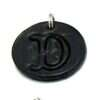 Svenskt Handarbete - Hänge till halsband - Old English 2 Handmade pendant from swedish quality leather
