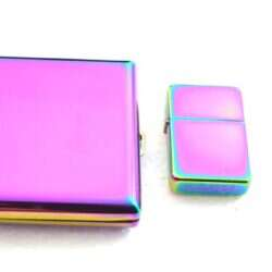Gasoline / Oil Lighter with cigarett case - Gentelo