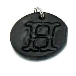 Handmade pendant from swedish quality leather