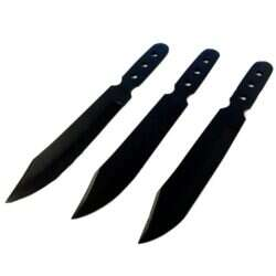 KASTKNIV - UNIK DESIGN - BBK-01 - 3-PACK MED LÄDERFODRAL!