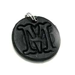 Handmade pendant from swedish quality leather