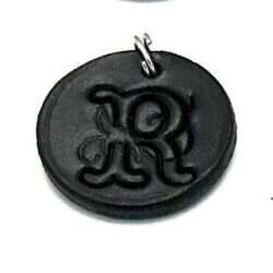 Handmade pendant from swedish quality leather