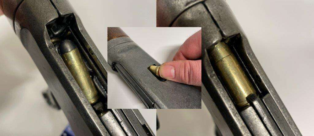 Replika Winchester karbingevär USA 1892 - 98 CM - Svart 5 Replica Winchester carabine USA 1892 - 98 CM - Black