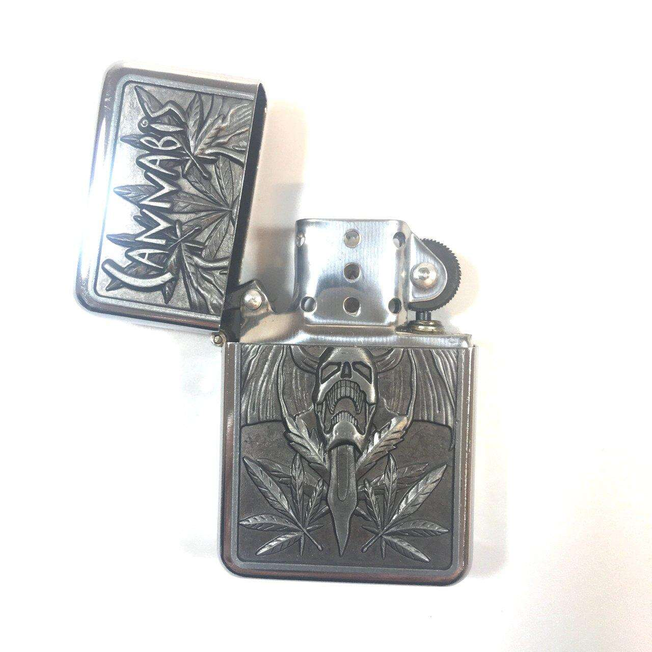 Gasoline / Oil Lighter - Gentelo - Cannabis 3d 3 Gasoline / Oil Lighter - Gentelo - Cannabis 3d