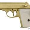 NON FIRING REPLICA - DENIX - WALTHER PPK - GOLD - WORKING MECHANISM