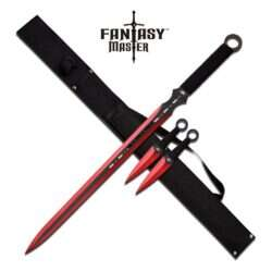 Fantasy Master - 644RD - Sword + 2 Knives