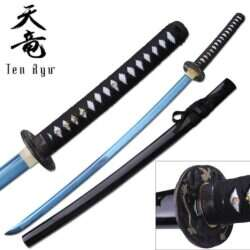 TEN RYU TR-031BL HANDMADE SAMURAI SWORD