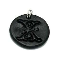 Handmade pendant from swedish quality leather