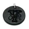 Handmade pendant from swedish quality leather