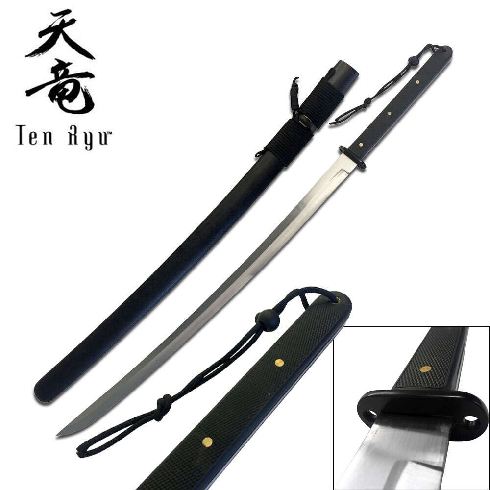 Ten Ryu TR-034L HANDMADE ORIENTAL SWORD 39" OVERALL 3 Ten Ryu Samurai Sword 034