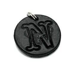 Handmade pendant from swedish quality leather