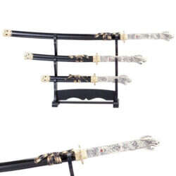 C-003/4 Samurai sword set 42" Overall, 3 Piece set