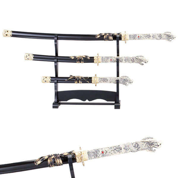 C-003/4 Samurai sword set 42" Overall, 3 Piece set