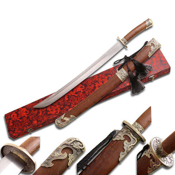 SW-258 Chinese qing sword 32" overall 3 SW-258 Oriental sword 32" overall