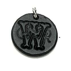 Handmade pendant from swedish quality leather